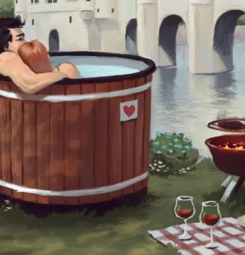 Romantiska alla hjärtans dag hälsningar från Frankrike | Kirami