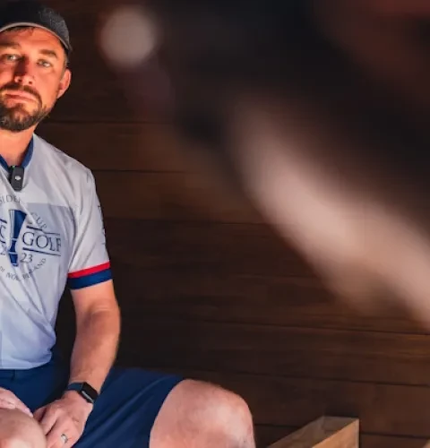 Nate Sexton (USA) - Intervju i Kirami FinVision® -sauna | European Open Frisbee Golf -tapahtuma