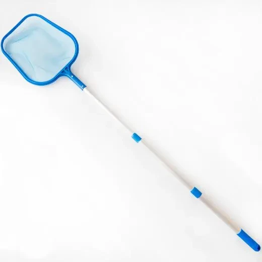 Leaf catcher with telescopic pole