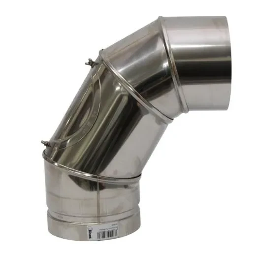 Hot tub's chimney angle 90 degrees