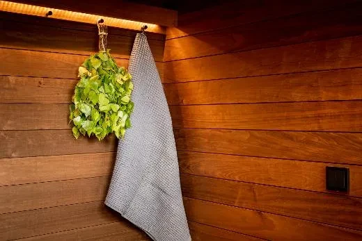 Kirami FinVision® -changing room S Misty – optional accessory: clothes hanger