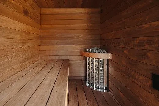 Spacious four-person sauna despite its size | Kirami FinVision® -sauna S Misty